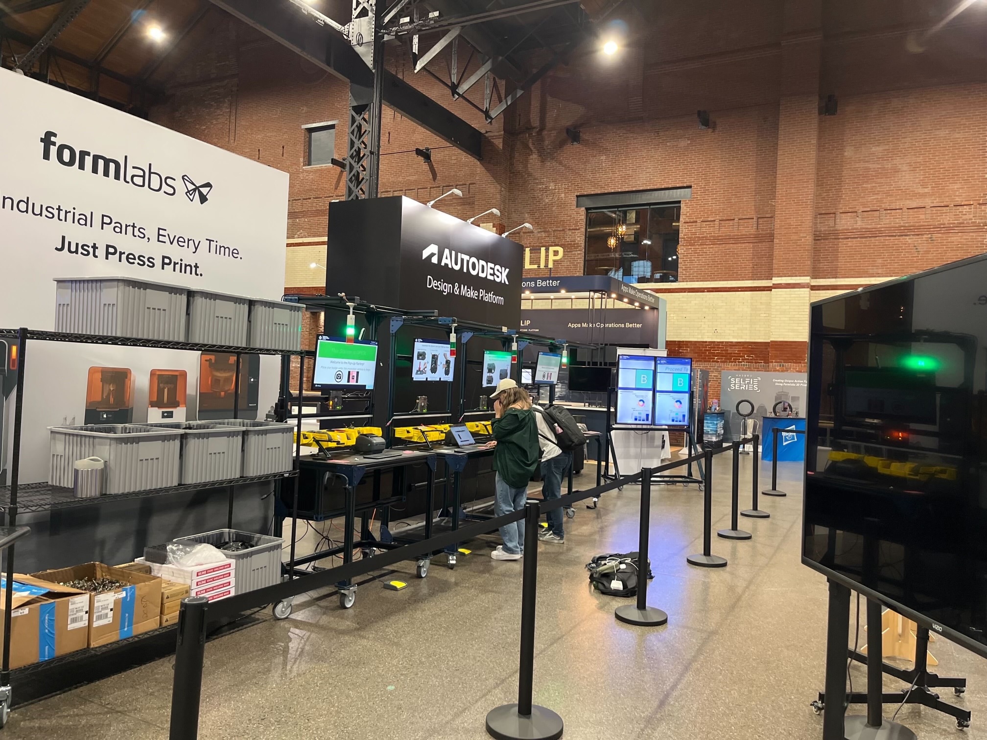 Ellie working at the Digital Factory